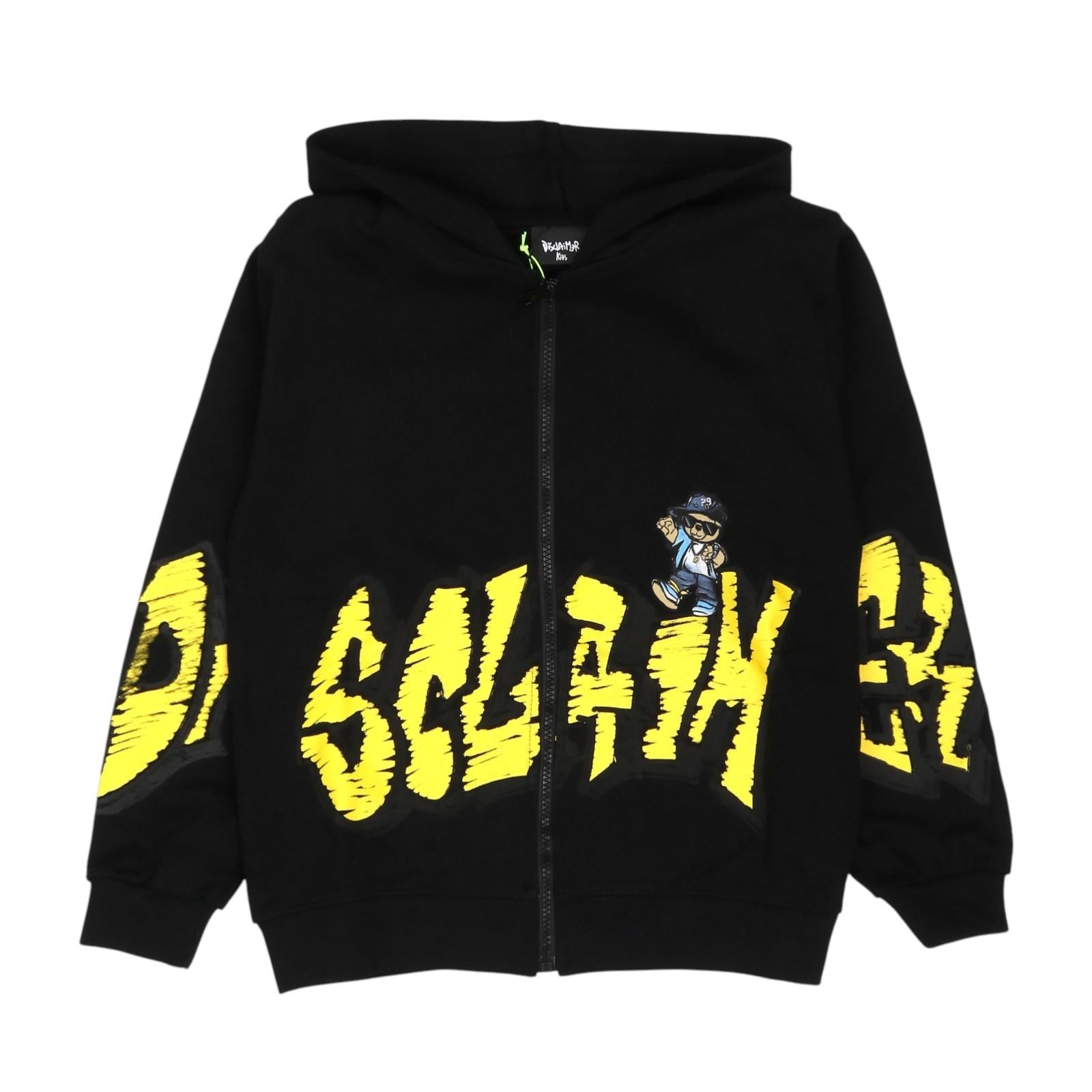 Felpa DISCLAIMER kids 25EDK58435 NER DISCLAIMER