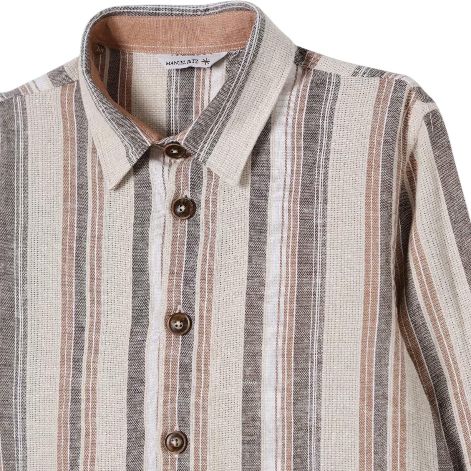 Camicia MANUEL RITZ kids Bambino MR3049 BEI