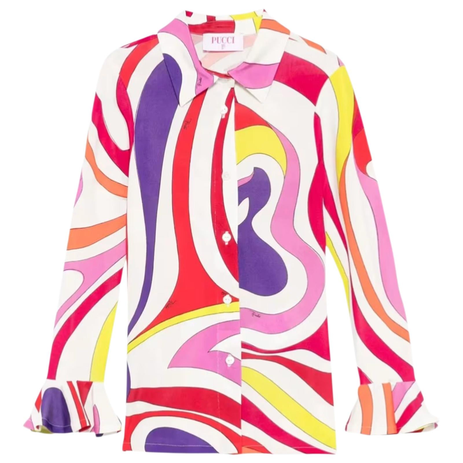 Camicia EMILIO PUCCI kids PW5B30-J0476 101AR EMILIO PUCCI