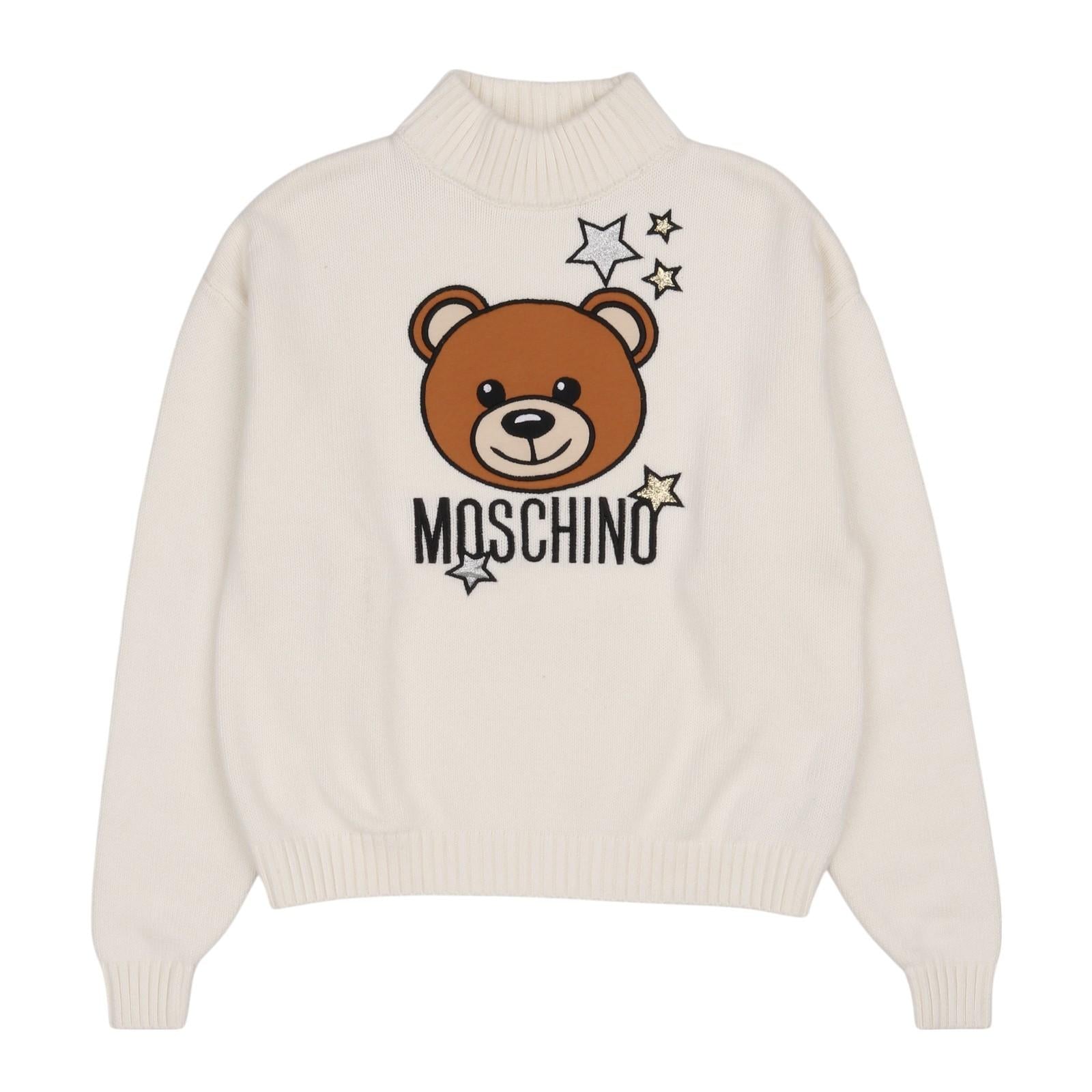 Maglione MOSCHINO kids HAW01B-LHE09 10063 MOSCHINO