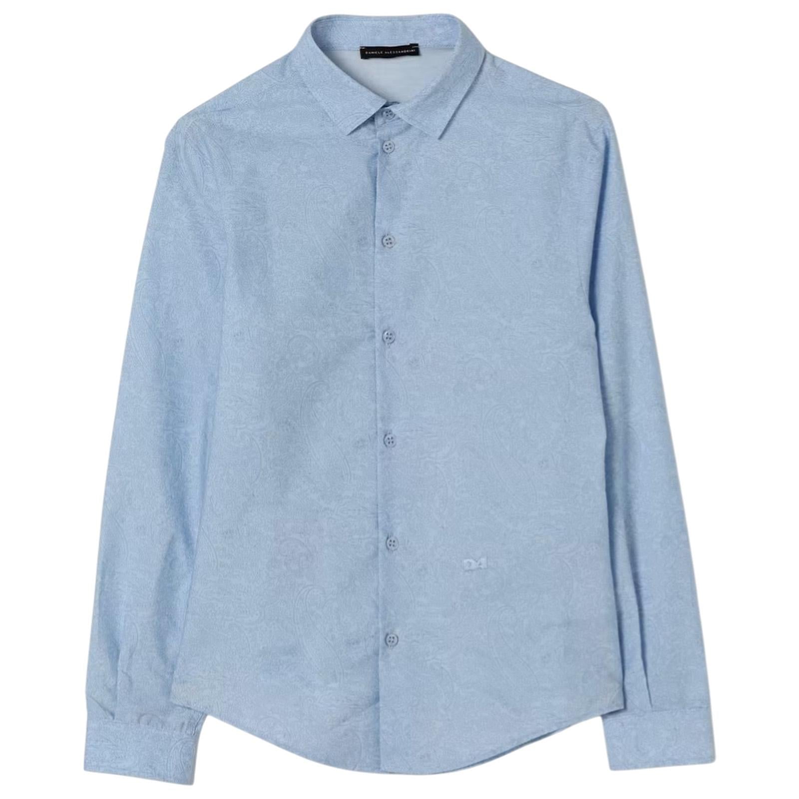 Camicia DANIELE ALESSANDRINI kids 1235C00190 CEL DANIELE ALESSANDRINI