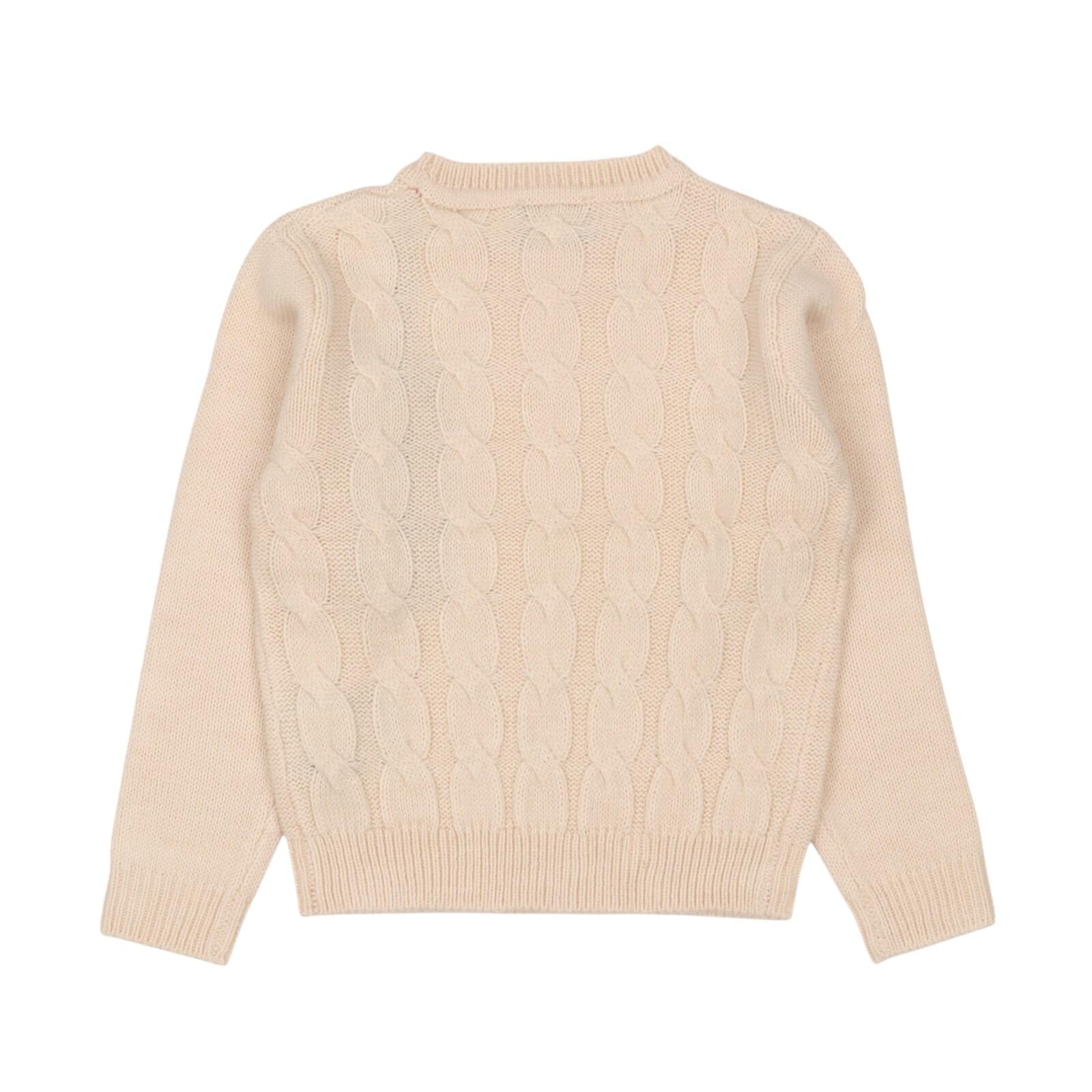 Maglione TRUSSARDI kids TIA24065MA-RI BEI TRUSSARDI