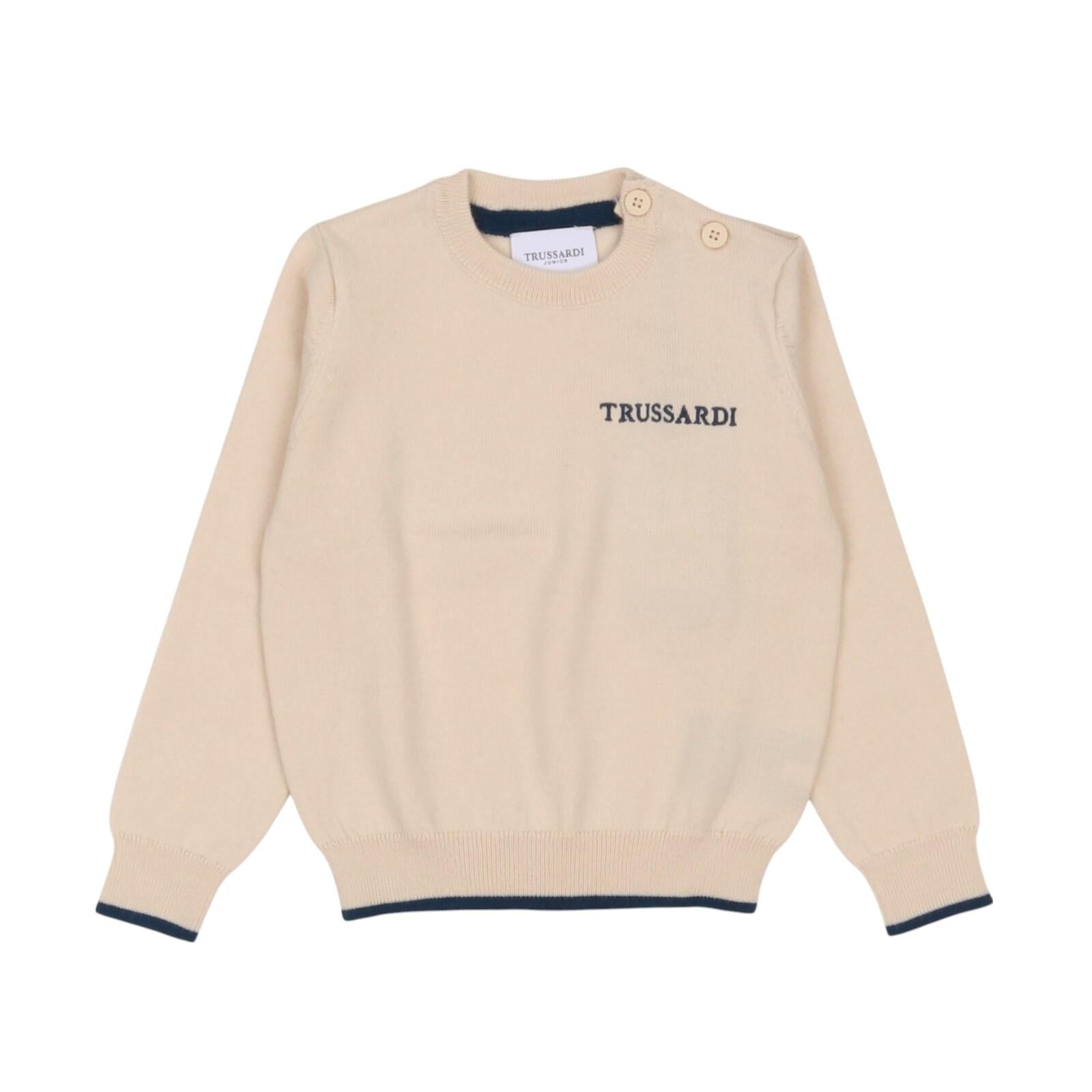 Maglione TRUSSARDI kids TIA24004MA-RI BEI TRUSSARDI