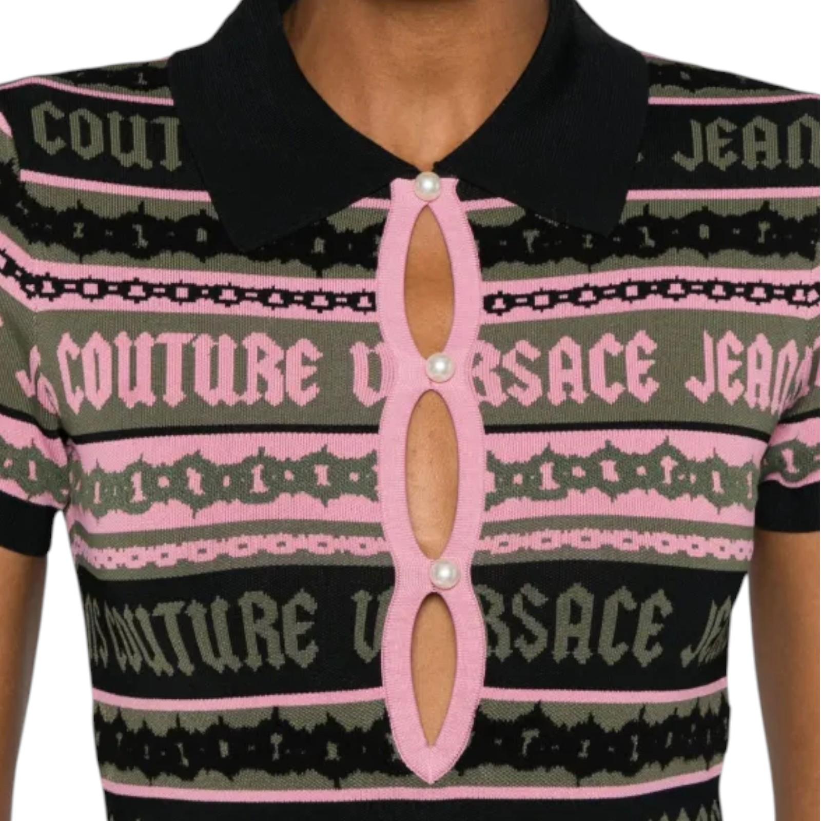 Polo VERSACE JEANS 77HAFM32-CM40H 151 VERSACE JEANS