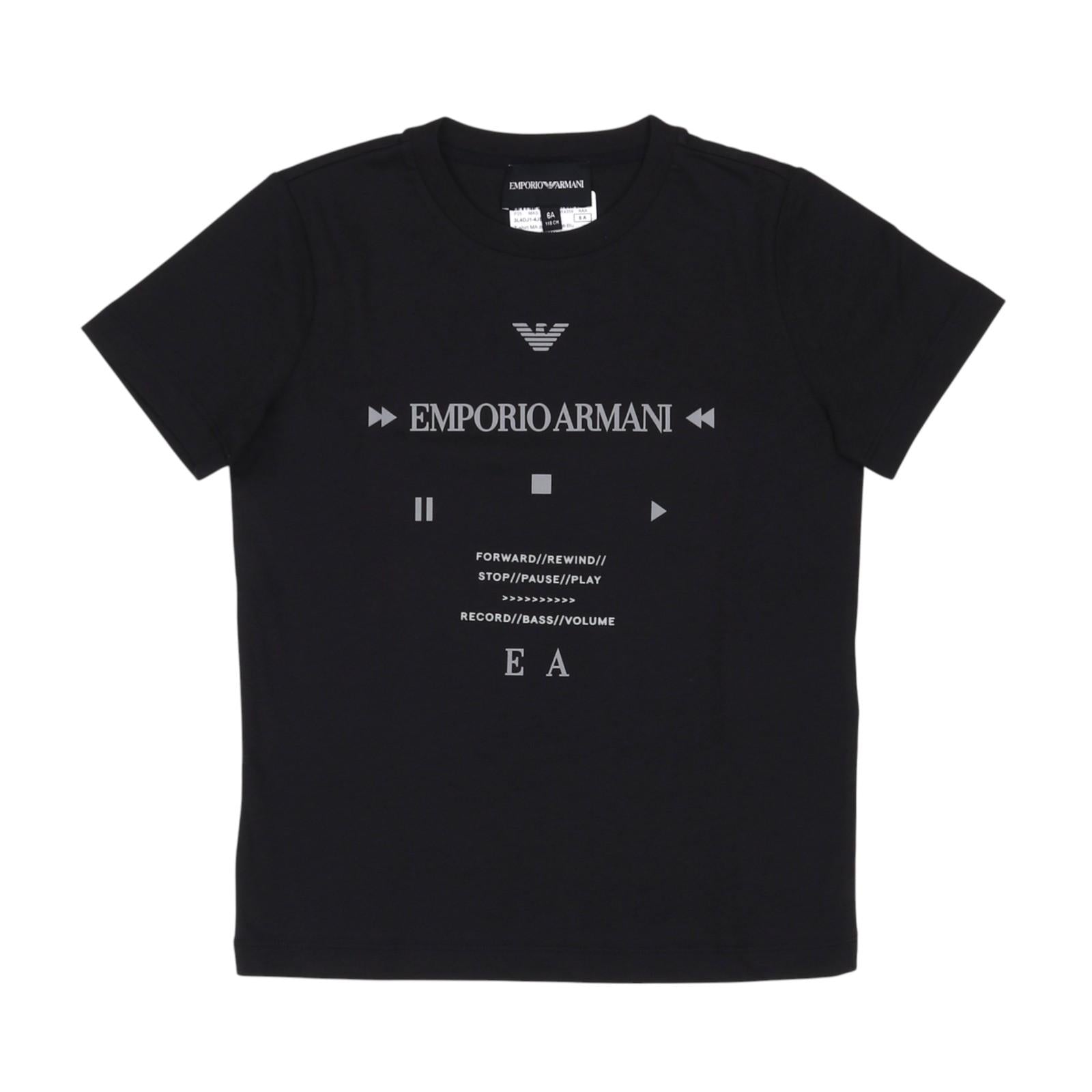 T-shirt EMPORIO ARMANI kids Bambino 3L4DJ1-4J54Z BLU