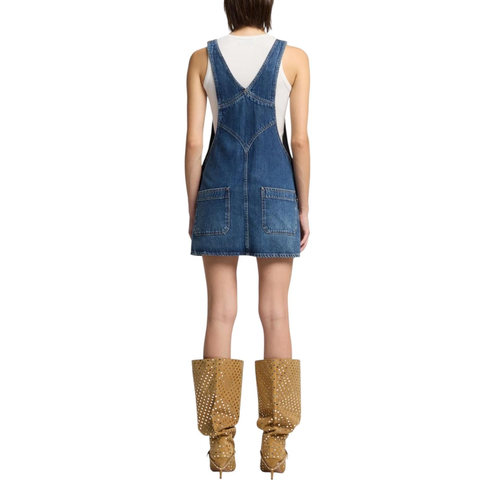 Salopette 7 FOR ALL MANKIND Donna DUNGARESS-SKIRT 7U024555-JSE