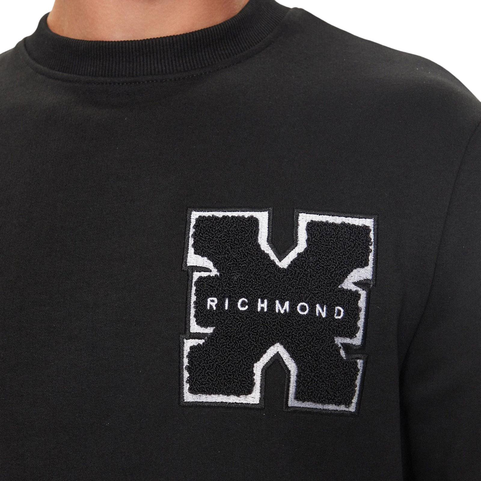 Felpa RICHMOND UMA24034FE-OF NER RICHMOND