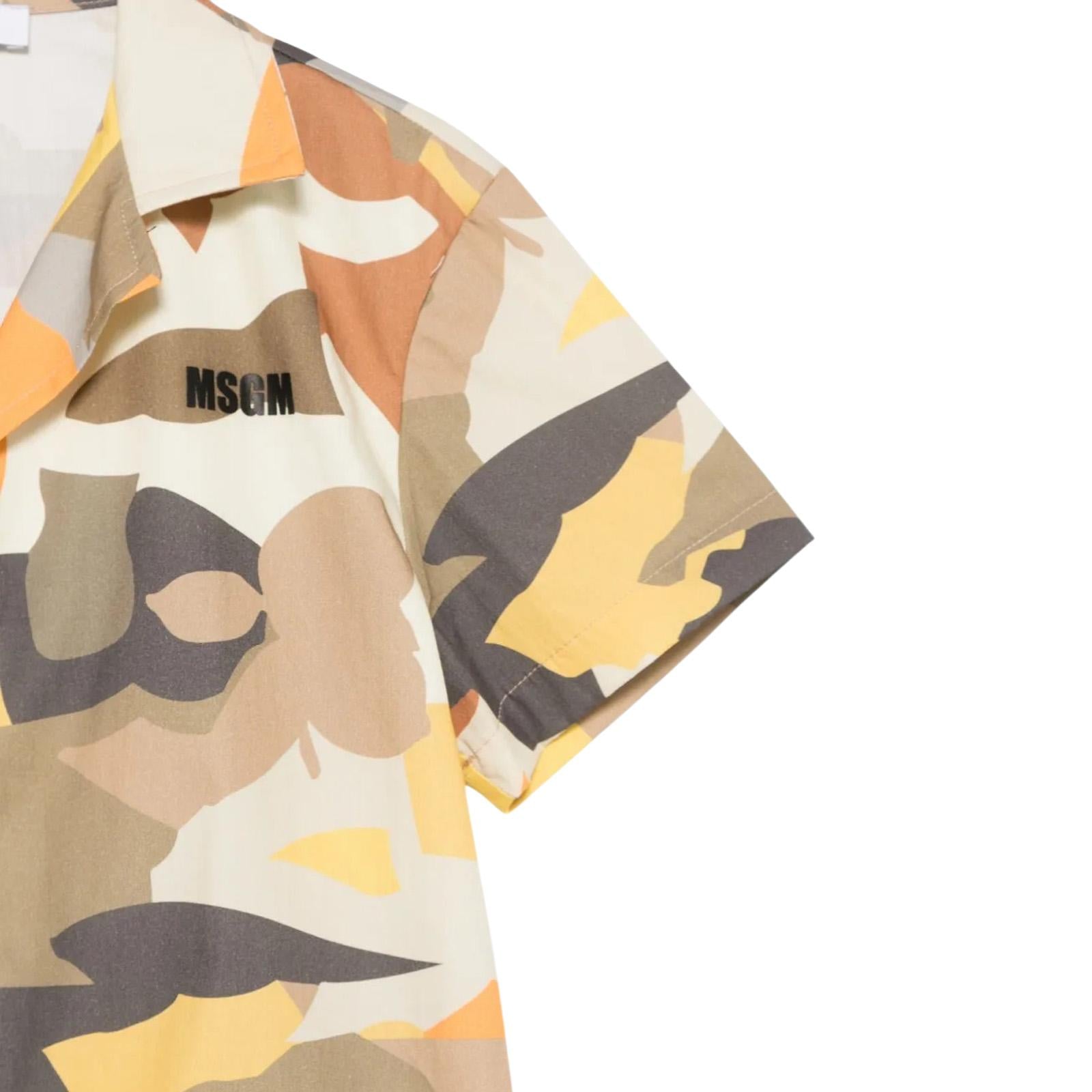 Camicia MSGM kids Bambino S5MSJBSI015 MUL