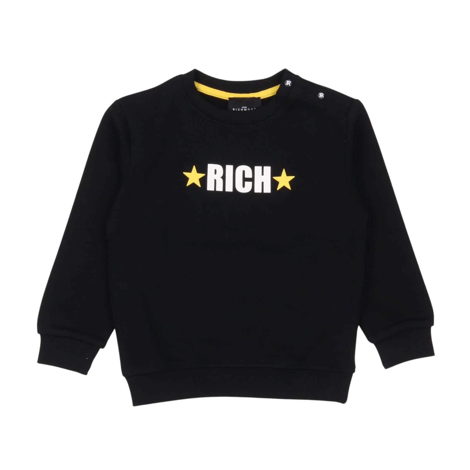 Felpa RICHMOND kids RIA24064FE-OF NER RICHMOND