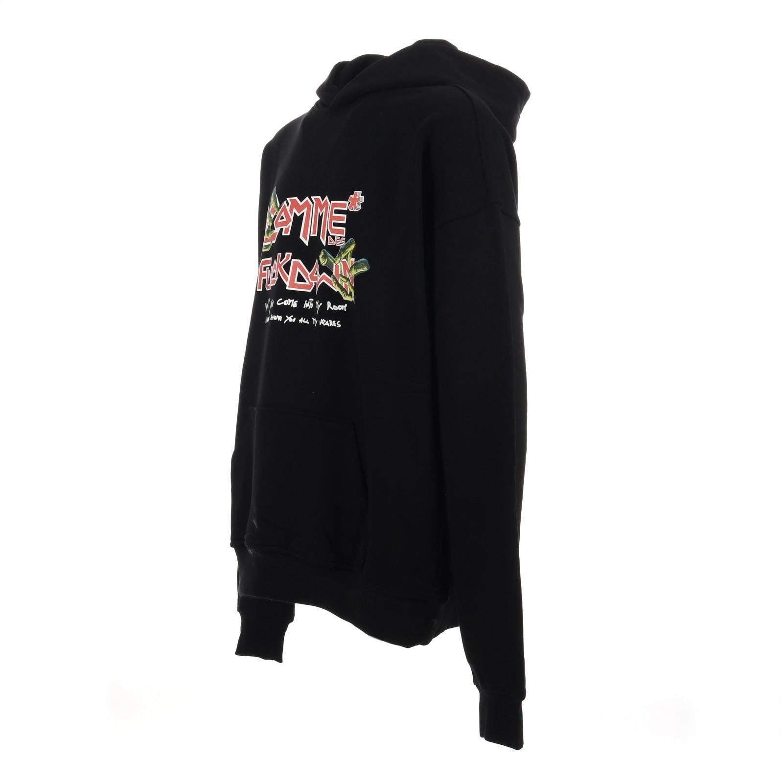 Felpa COMME DES FUCKDOWN CDFU3041 NER COMME DES FUCKDOWN