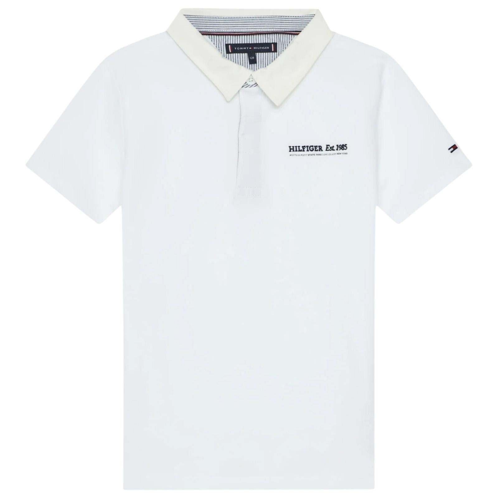 Polo TOMMY HILFIGER kids Bambino KB0KB09332 YBR