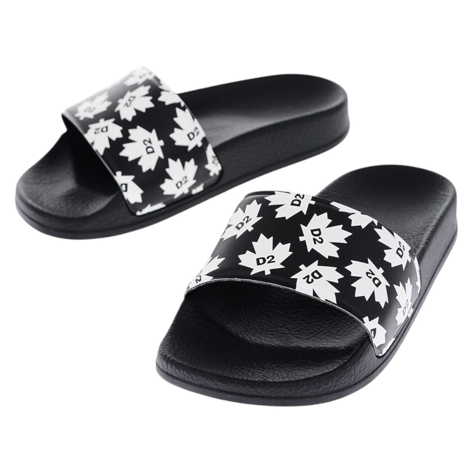 Ciabatte DSQUARED2 kids DQ0609-P4699 NER DSQUARED2