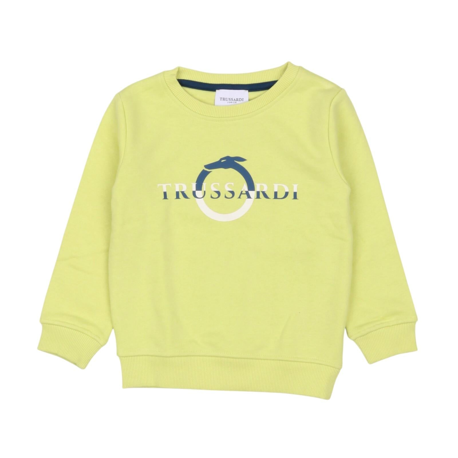 Felpa TRUSSARDI kids TIA24048FE-LS LIM TRUSSARDI