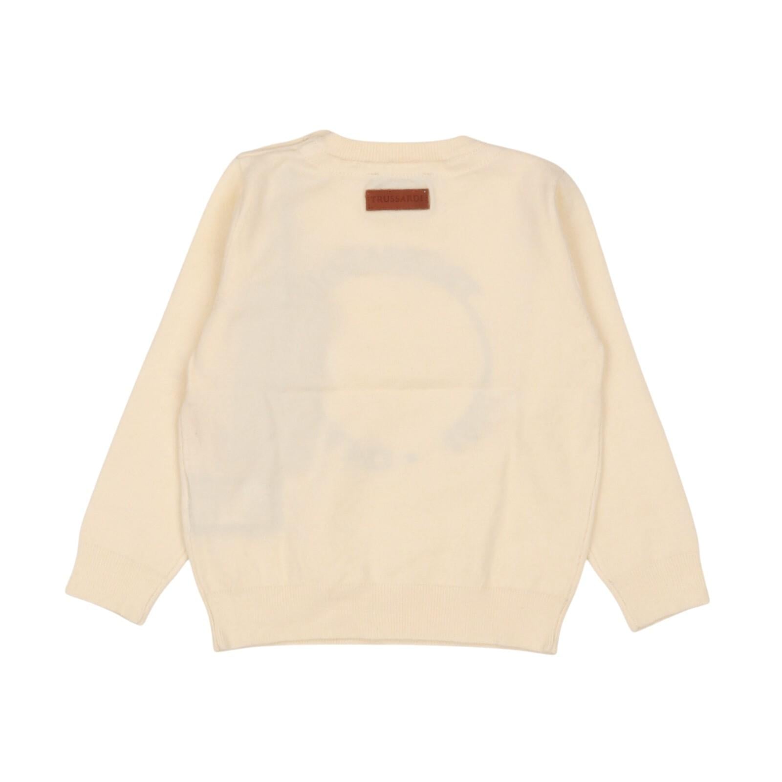 Maglione TRUSSARDI kids TIA24063MA-RI BEI TRUSSARDI