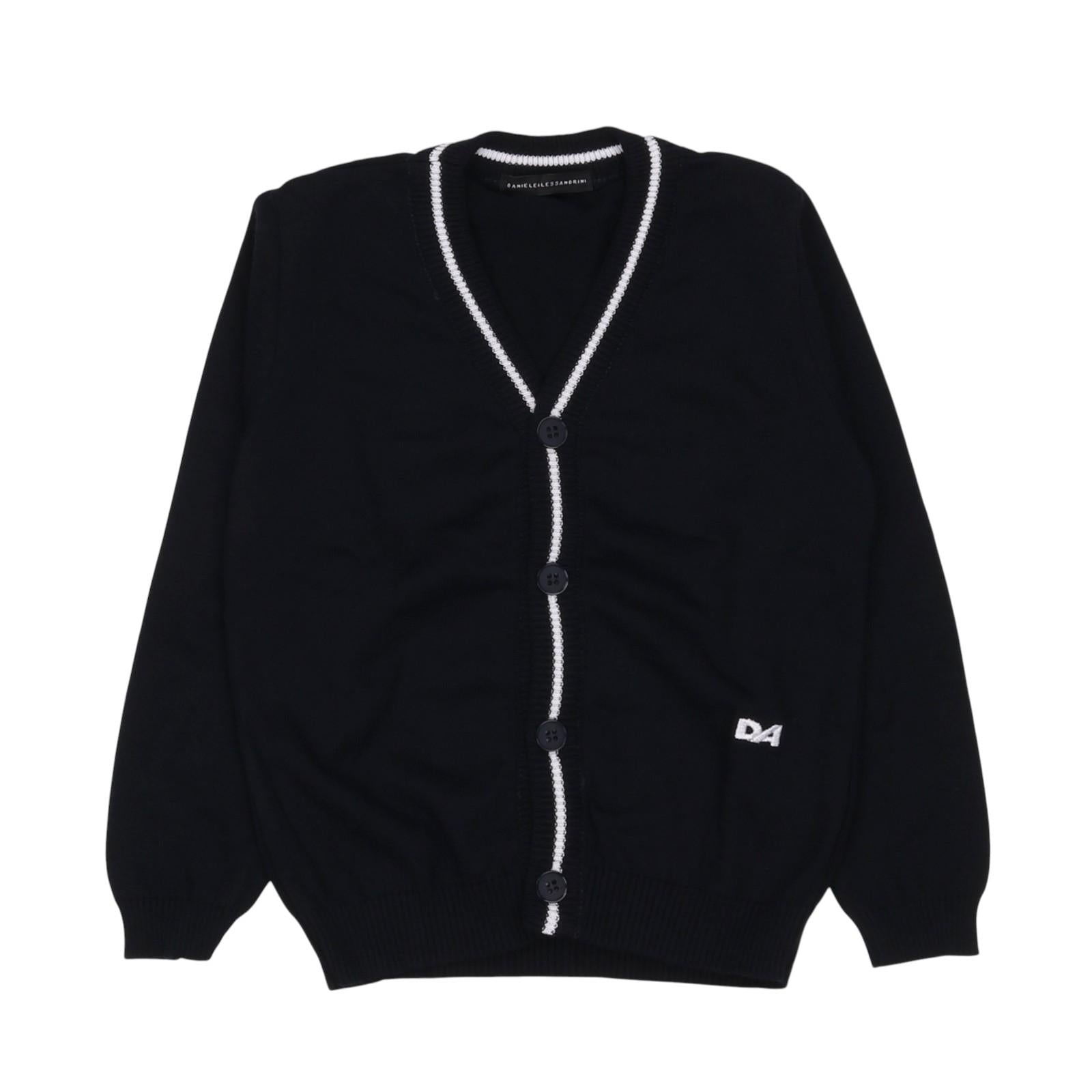 Cardigan DANIELE ALESSANDRINI kids 1295W00229 BLU DANIELE ALESSANDRINI