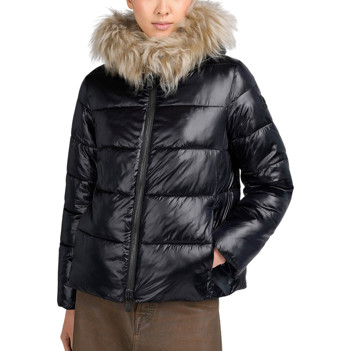 Jacket CANADIAN WOMAN G224015WFUR BLACK 
