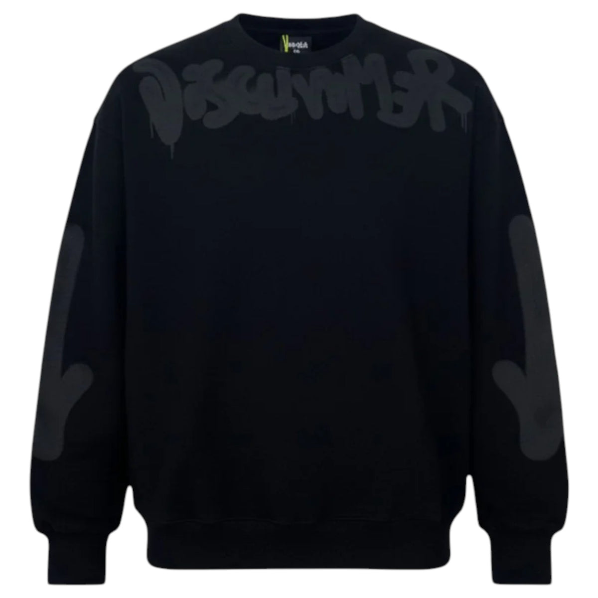 Felpa DISCLAIMER kids Bambino 25IDK58654 NER 