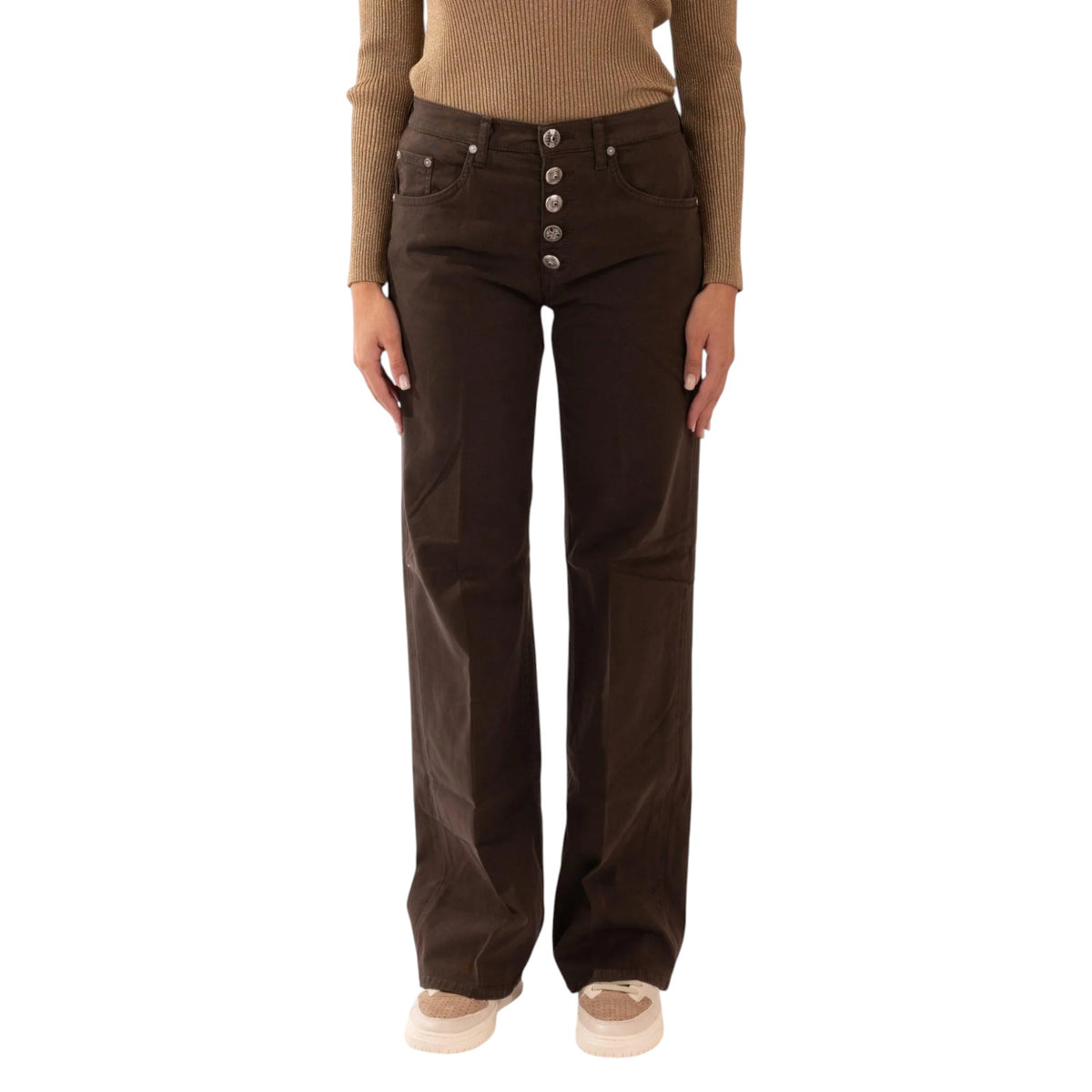 Trousers DONDUP WOMAN DP427B-GSE043D-PTD 737 