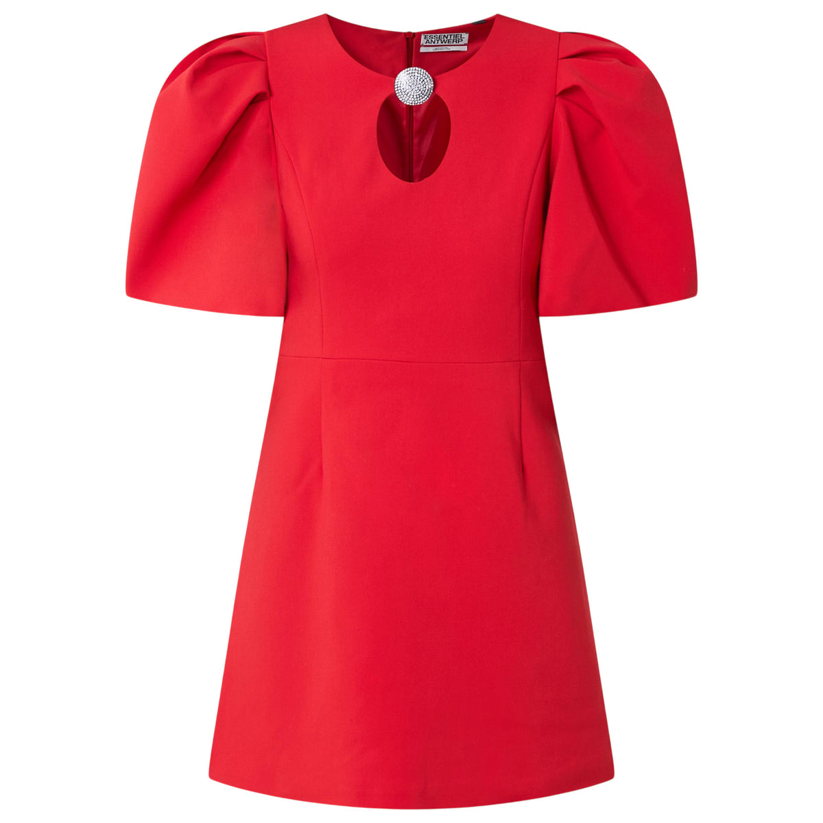 Dress ESSENTIEL ANTWERP WOMAN IWALK-PUFF-SLEEVE ROS 