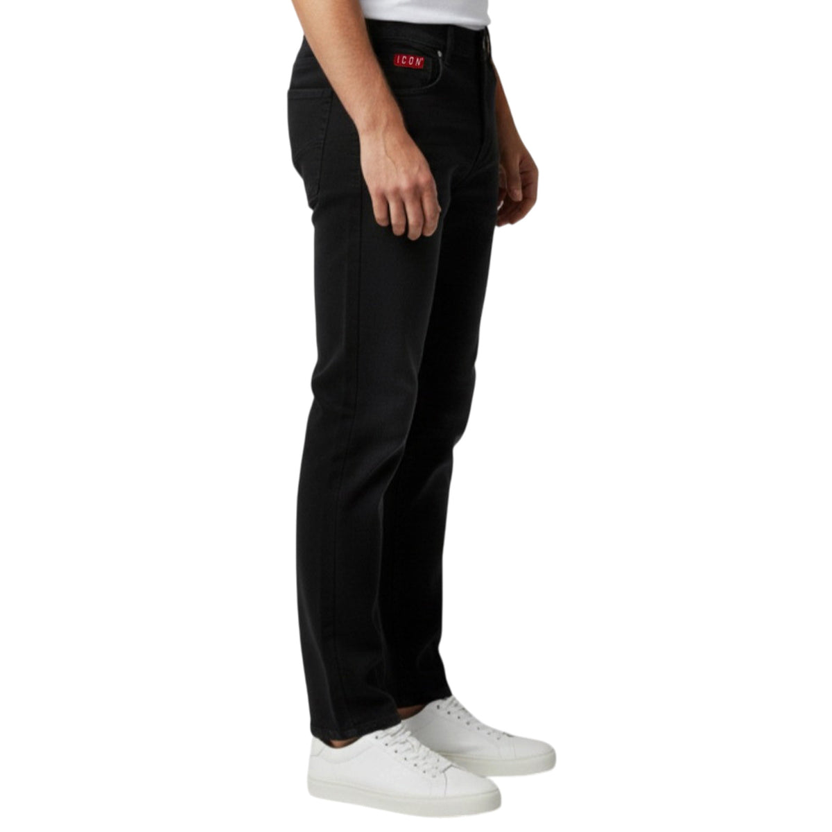 Trousers ICON MAN ICUF2W6D014 BLACK 