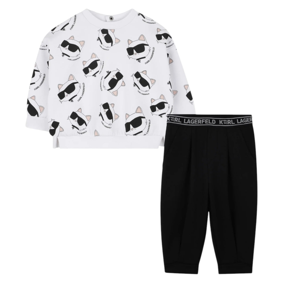 Completo KARL LAGERFELD  kids Bambina Z30656 N50 