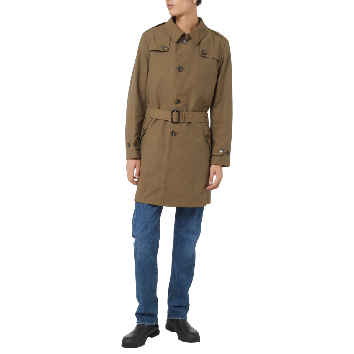 Trench L'IMPERMEABILE Uomo GILBERTO-PEACH-COT 515 