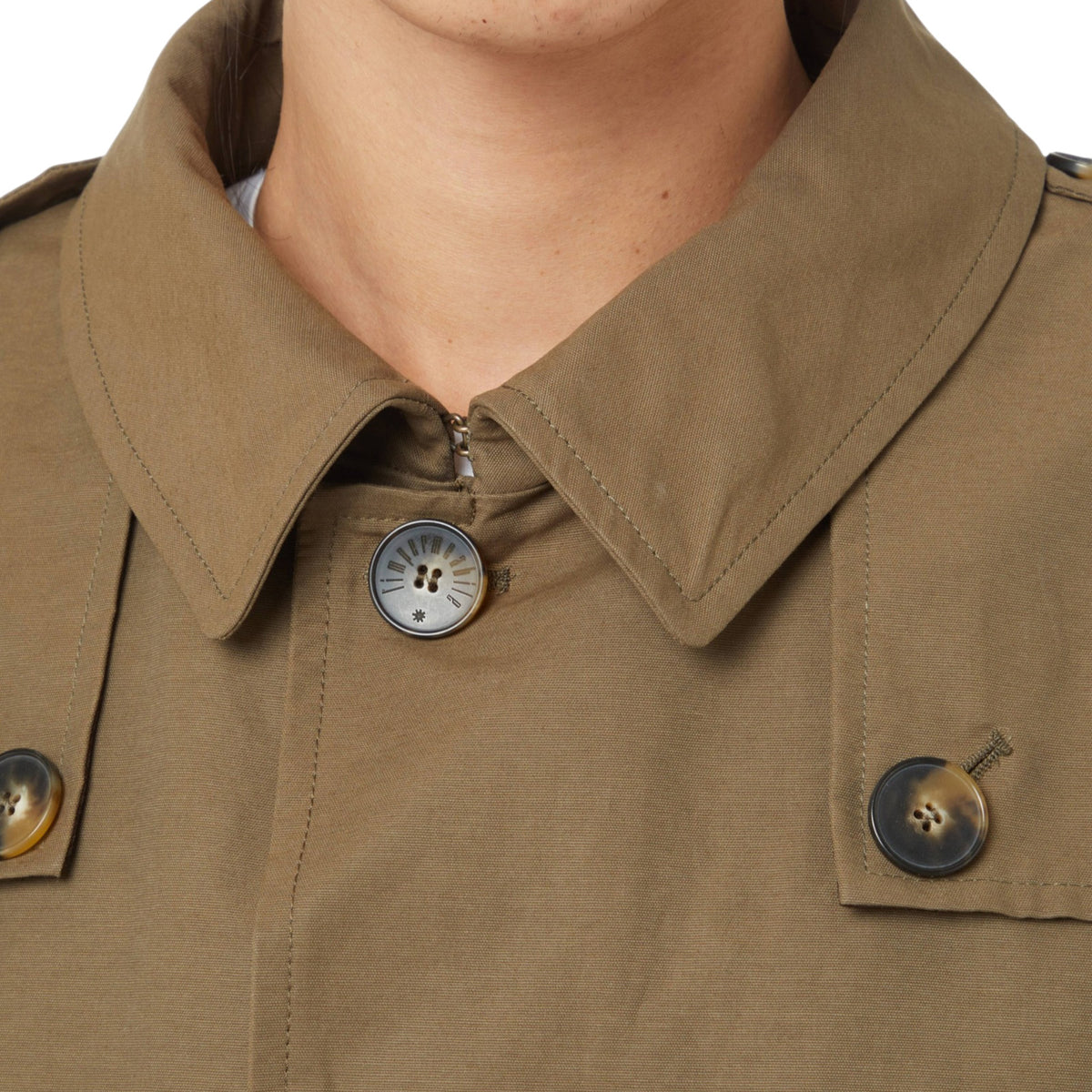 Trench L'IMPERMEABILE Uomo GILBERTO-PEACH-COT 515 