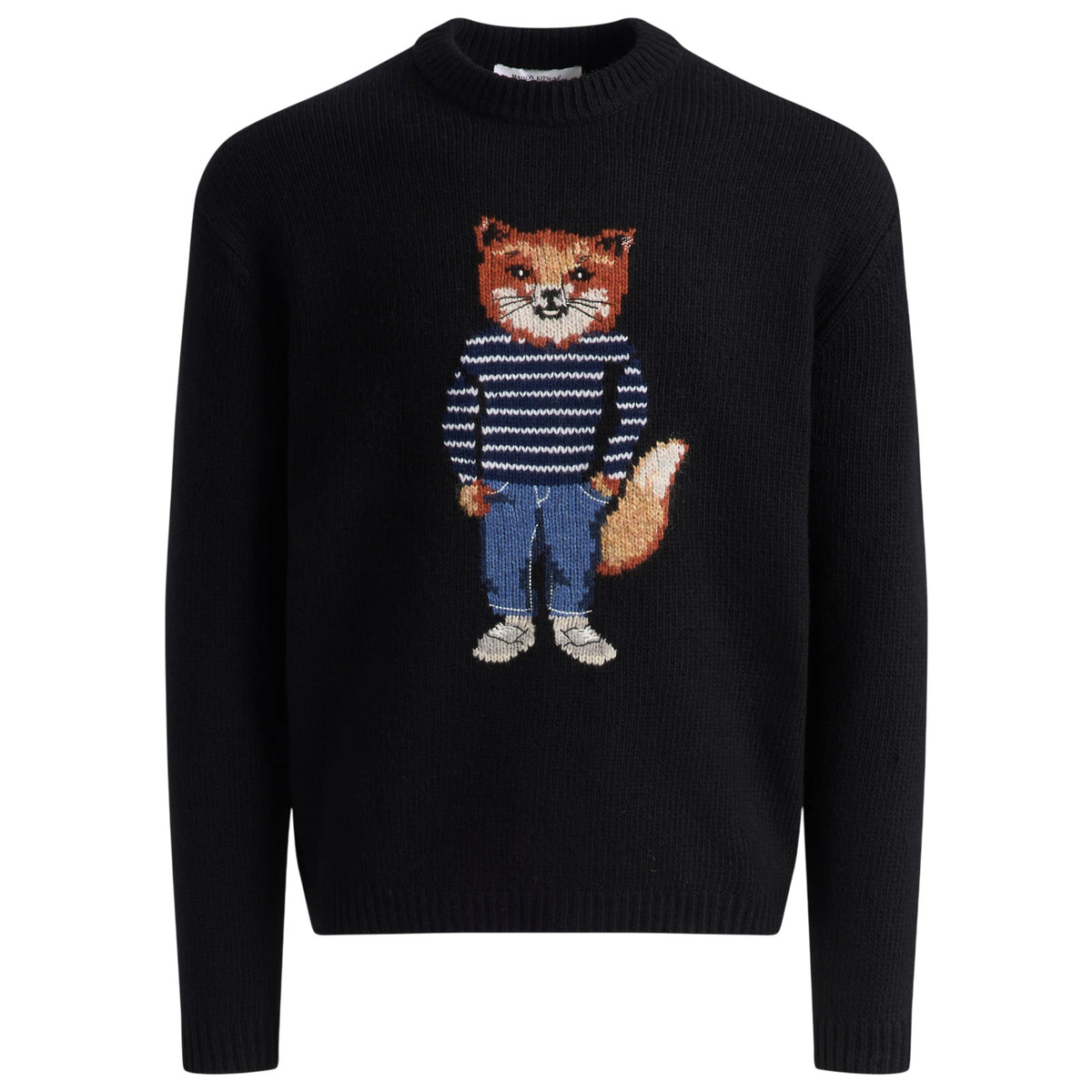 Sweater MAISON KITSUNE MAN PM00806KH0002 BLACK 