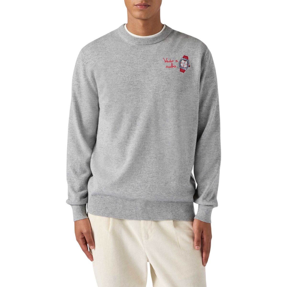 Sweater MC2 SAINT BARTH MAN HERON-LIGHT-EMBRY 03127I 