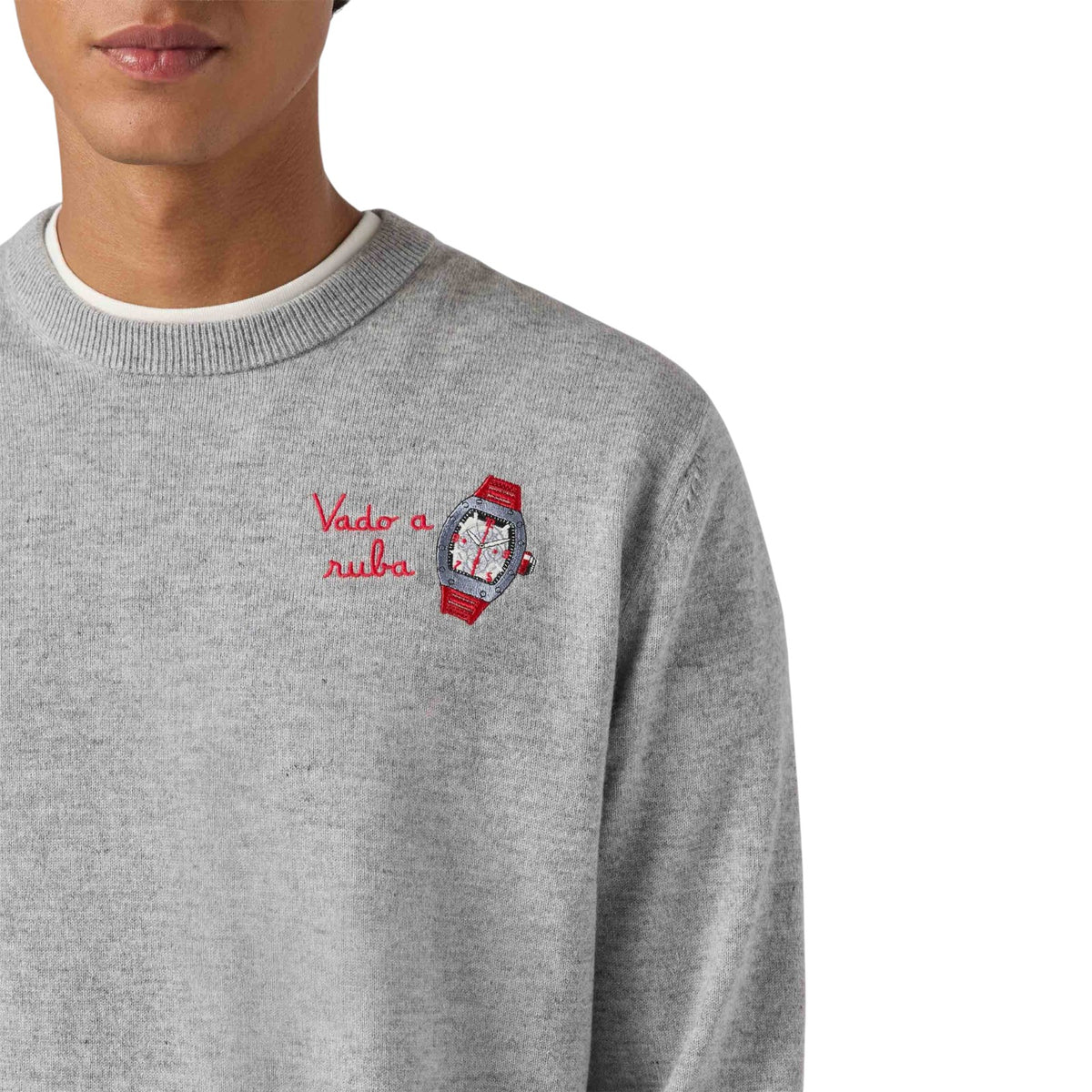 Sweater MC2 SAINT BARTH MAN HERON-LIGHT-EMBRY 03127I 