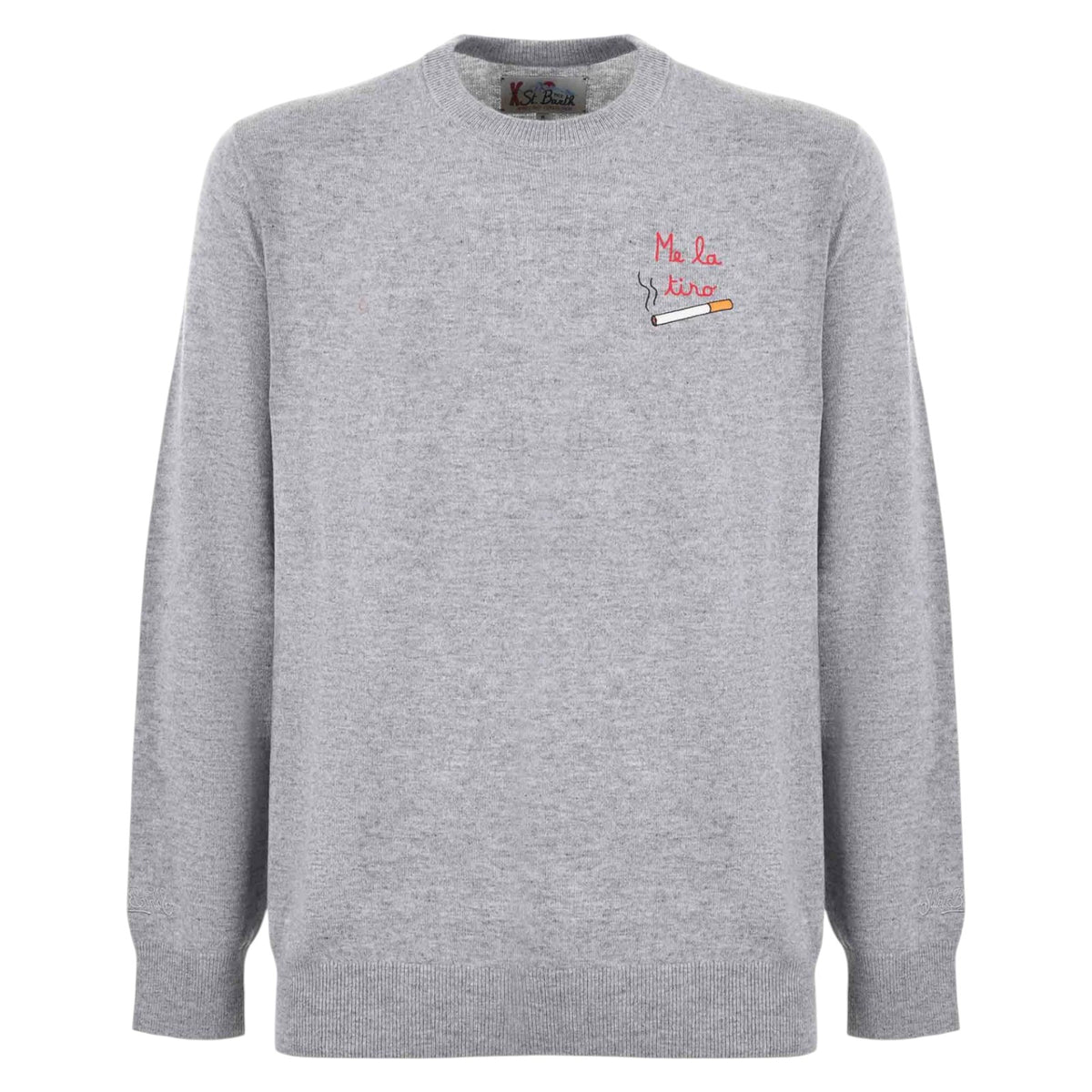 Sweater MC2 SAINT BARTH MAN HERON-LIGHT-EMBRY 03484I 
