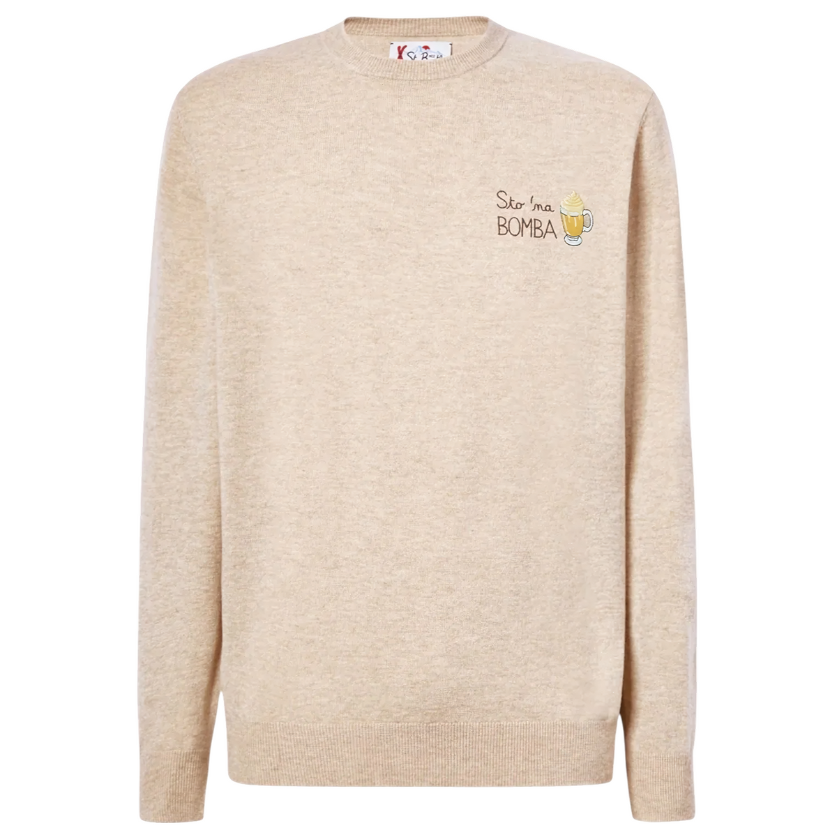 Sweater MC2 SAINT BARTH MAN HERON-LIGHT-EMBRY 03499I 
