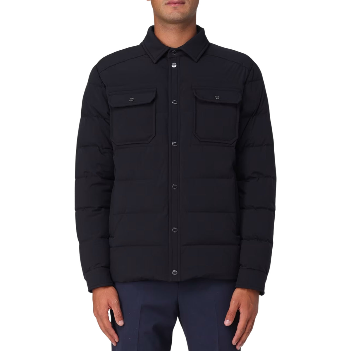 Giubbotto MOORER Uomo VETON-KN BLU 