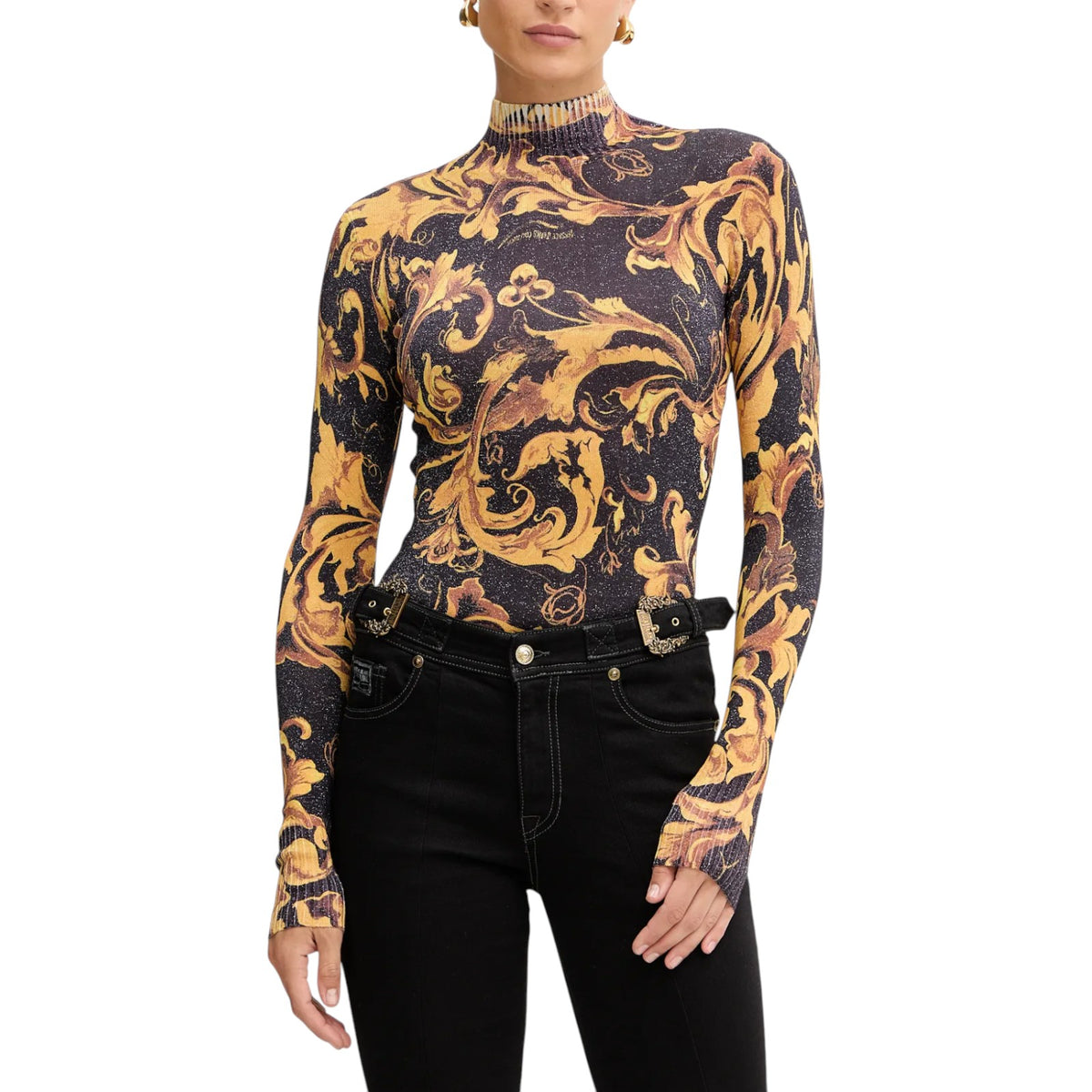 Sweater VERSACE JEANS WOMAN 79HAFM04-CMN04 G89 