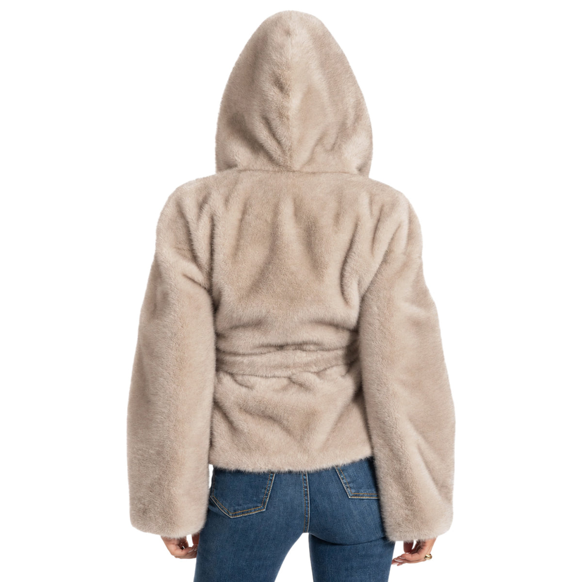 Pelliccia YES LONDON Donna ECO-030 BEI 