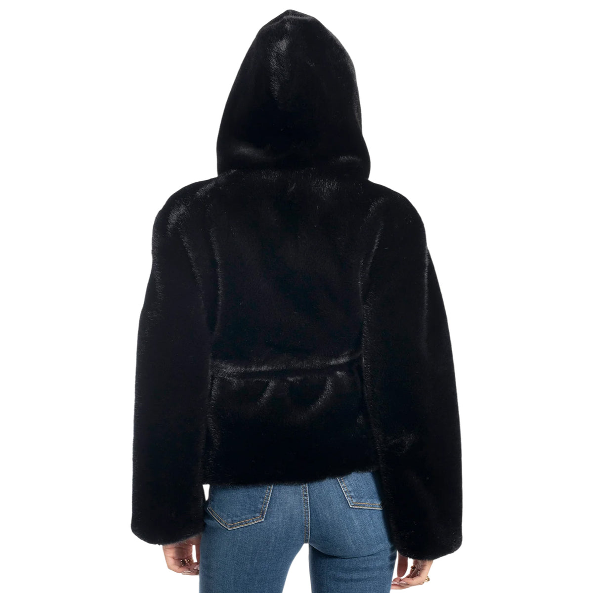 Pelliccia YES LONDON Donna ECO-030 NER 