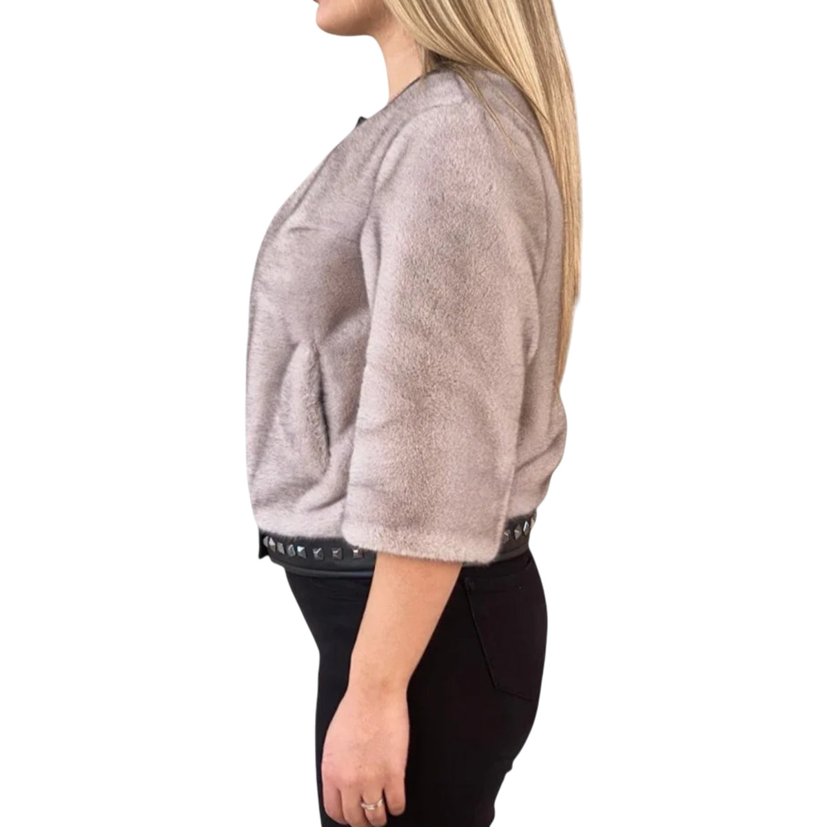 Pelliccia YES LONDON Donna LC-2057ECO GRI 