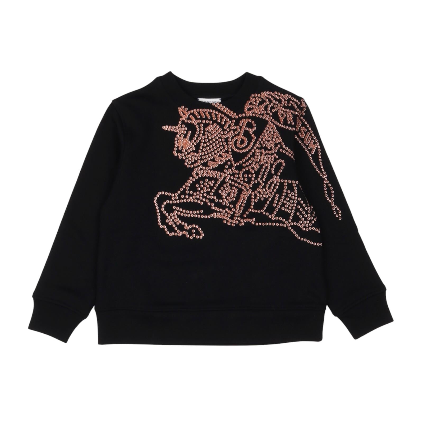 Felpa BURBERRY kids Bambina 8091028 NER 
