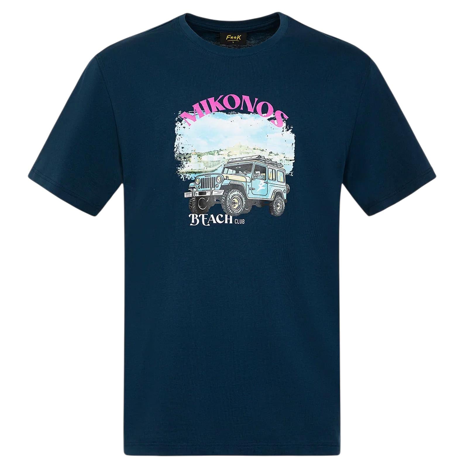 T-shirt FK Uomo FK25-M01TS75 BU 