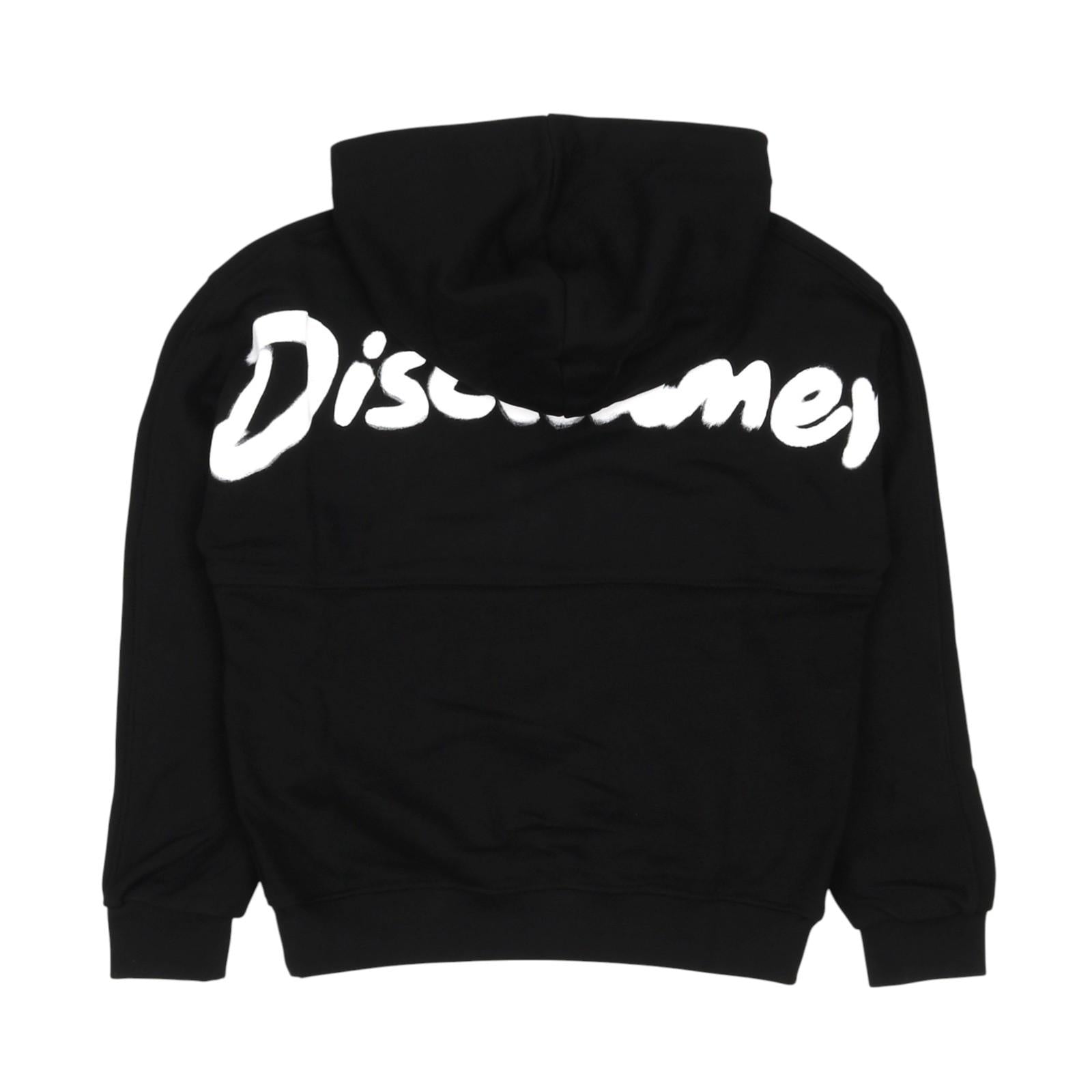 Felpa DISCLAIMER kids 25EDK58500 NER DISCLAIMER 