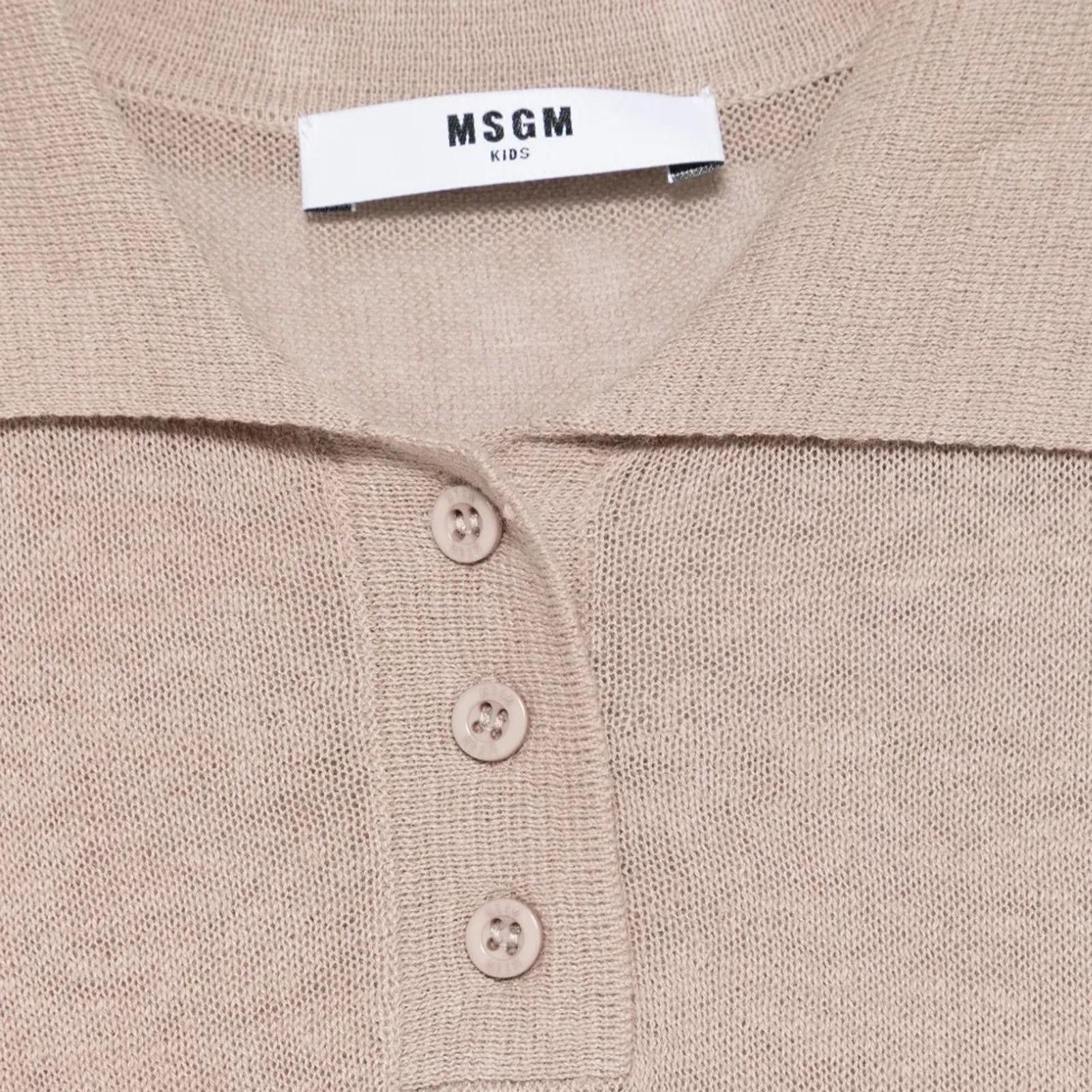 Polo MSGM kids S5MSJUJP163 MS014 MSGM 