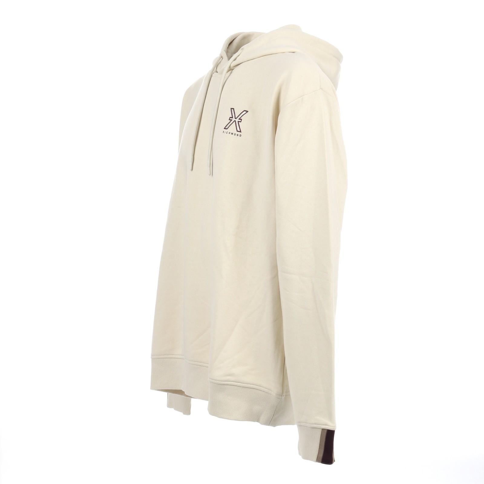 Felpa RICHMOND UMA24003FE-P8 BEI RICHMOND 