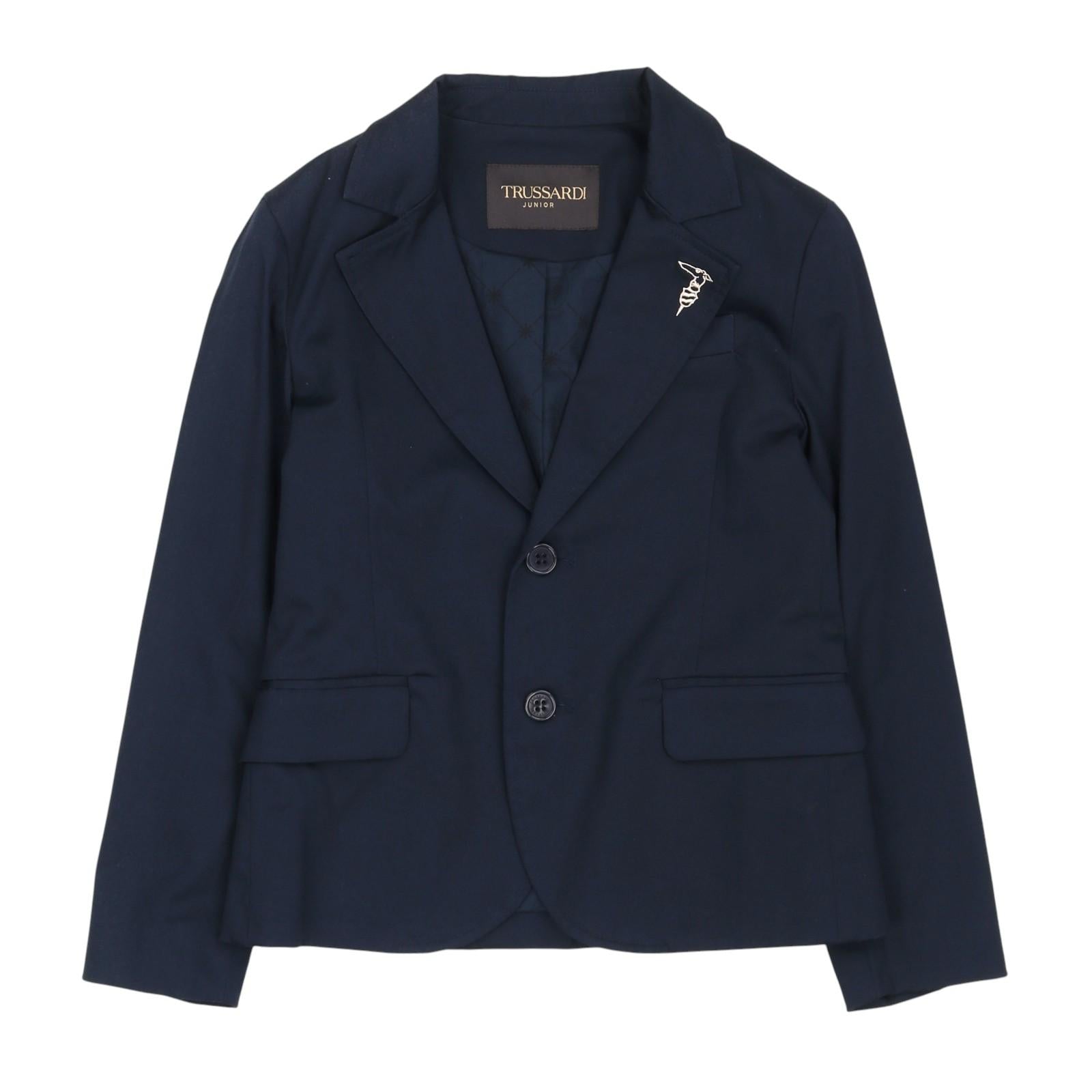 Giacca TRUSSARDI kids TBP22078GC BLU TRUSSARDI 