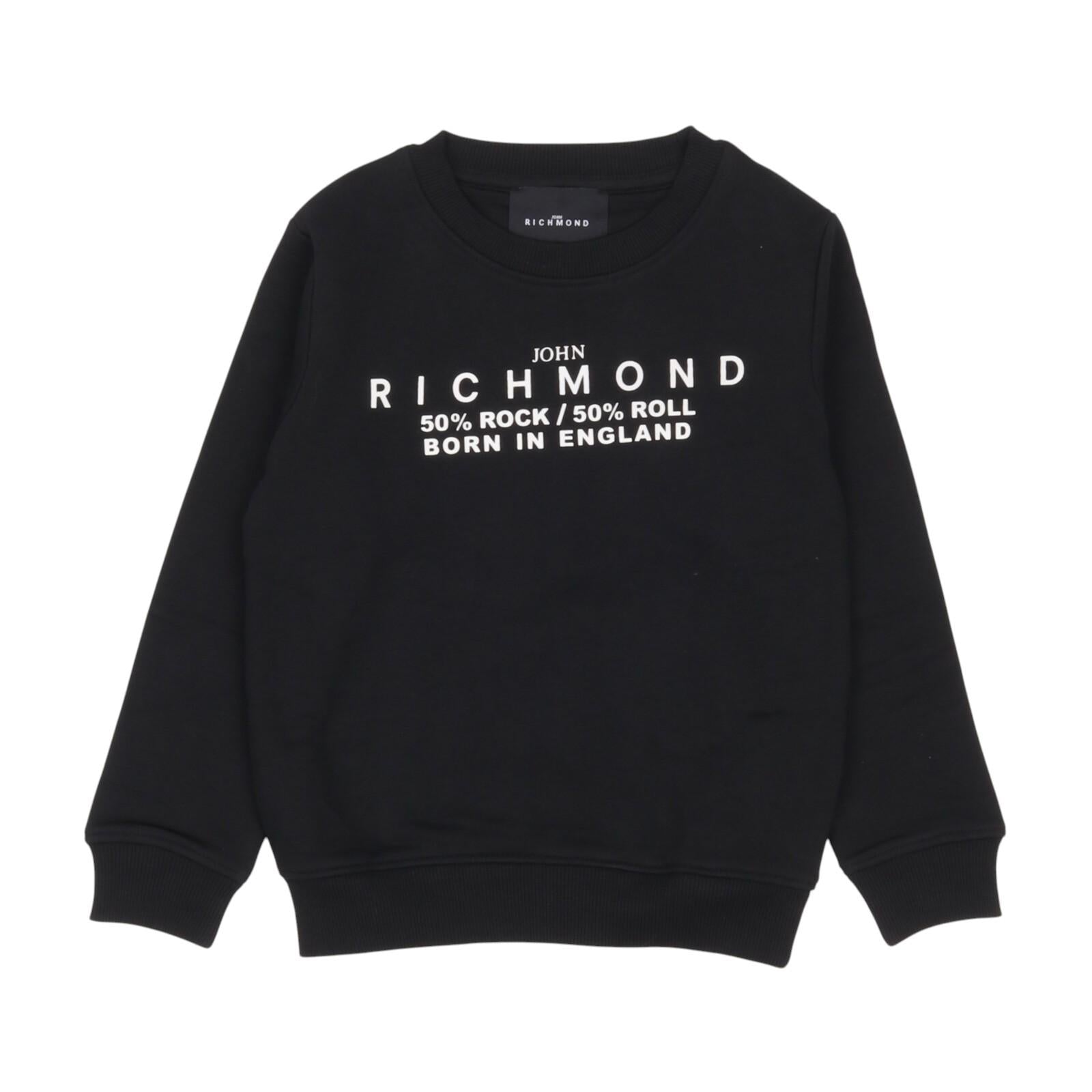 Felpa RICHMOND kids RBA24047FE-TKF NER RICHMOND 