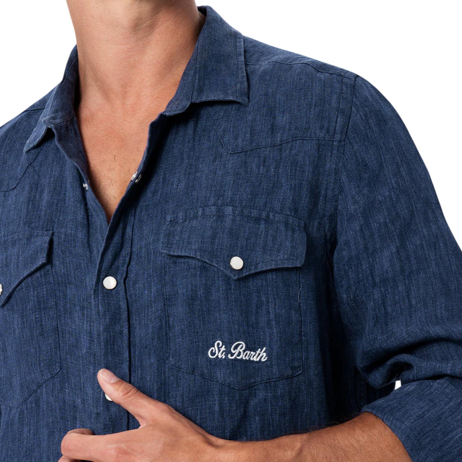 Camicia MC2 SAINT BARTH Uomo GREG 00615F 