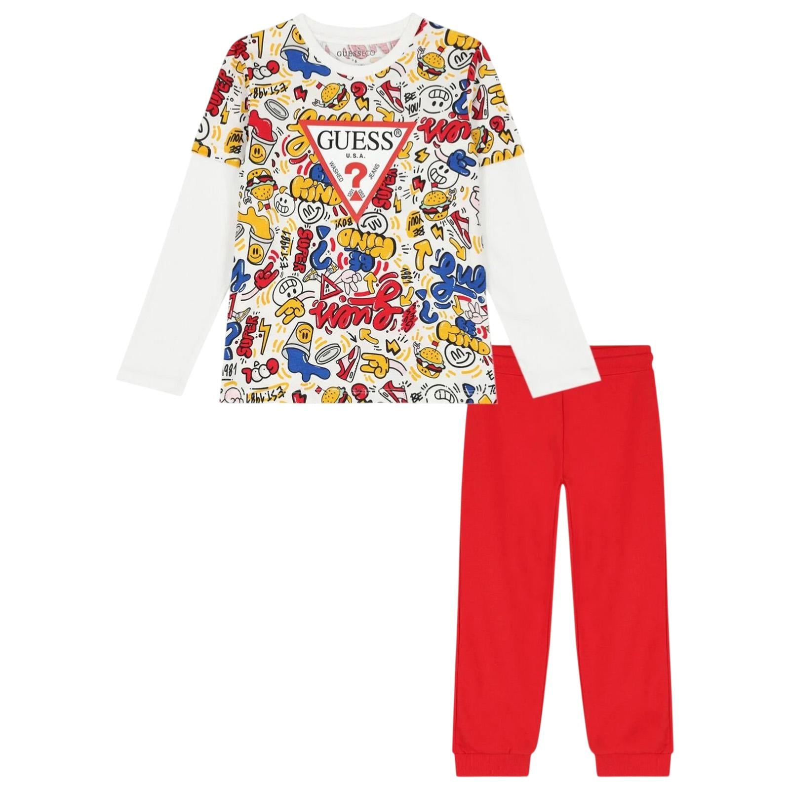 Suit GUESS kids Boy N4YG01K8HM3 P7M0 