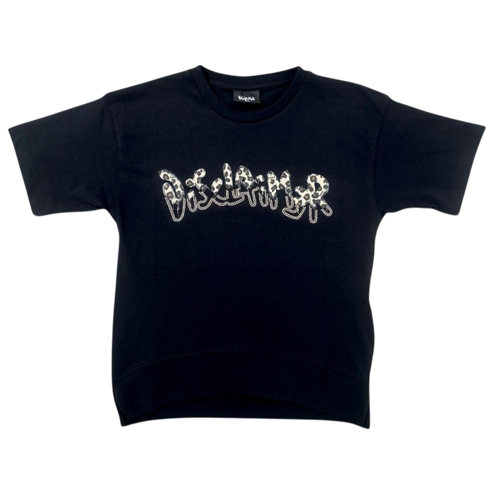 T-shirt DISCLAIMER kids 25EDK58533 NER DISCLAIMER 