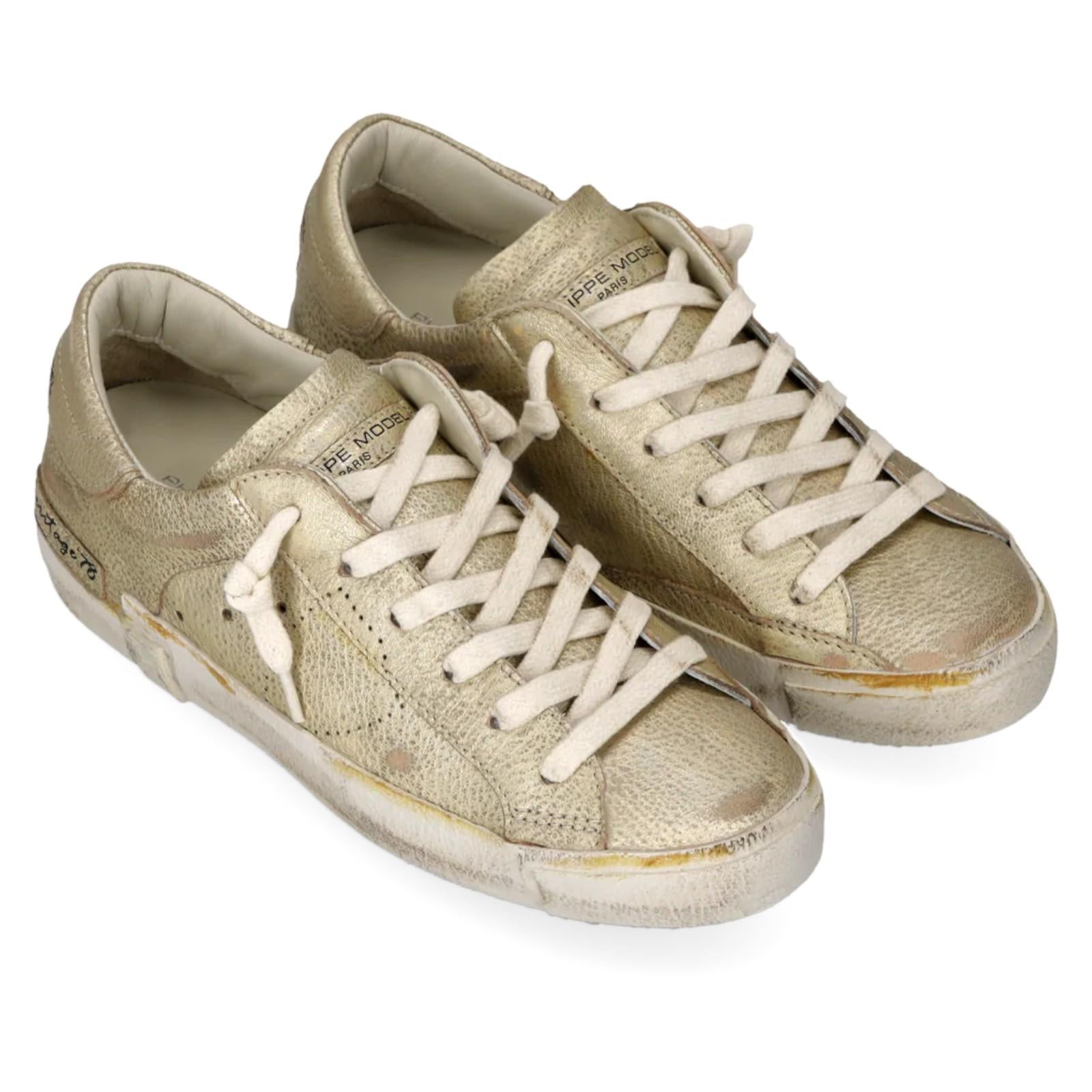 Sneakers PHILIPPE MODEL Donna PRLD-HM03 ORO 