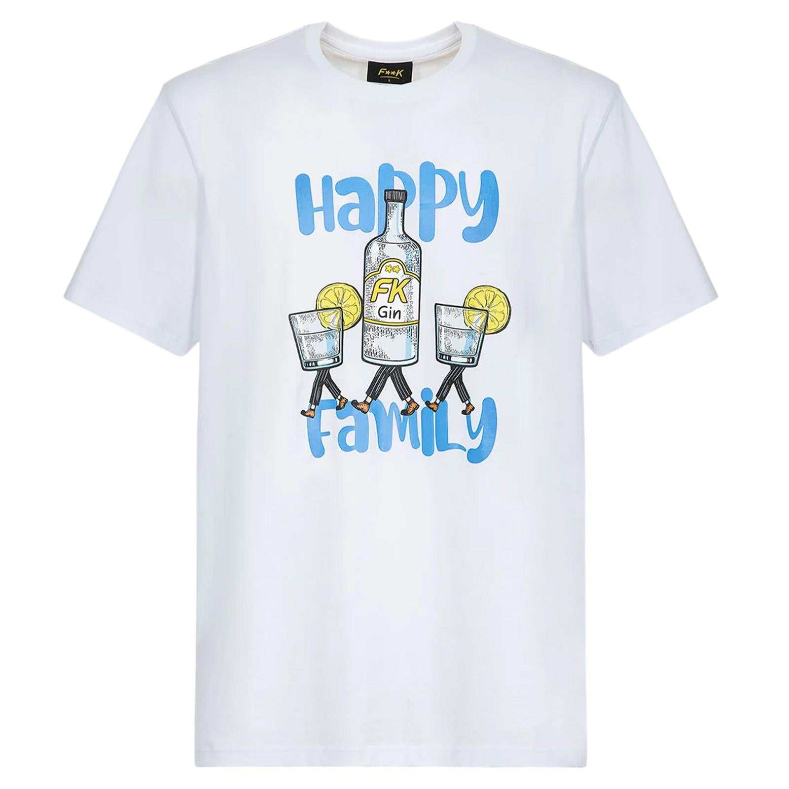 T-shirt FK Uomo FK25-M01TS84 WH 