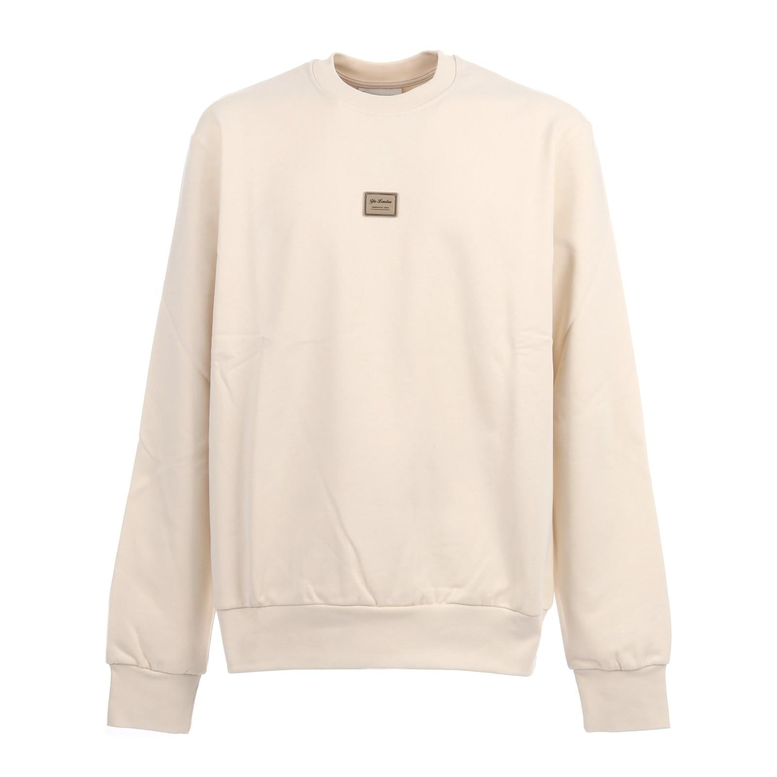 Felpa YES LONDON XMF3917 BEI YES LONDON 
